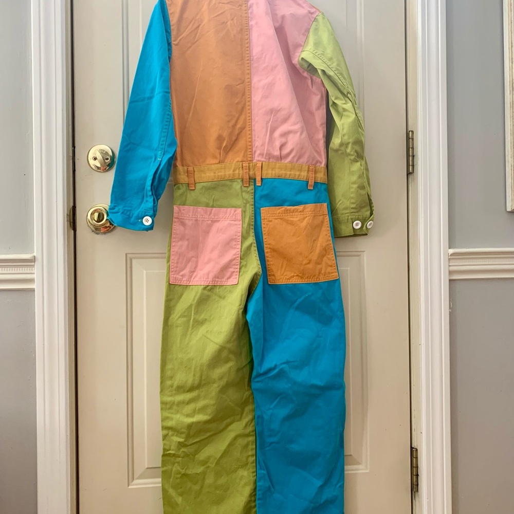 Big Bud Press Rainbow Colorblock Patchwork Jumpsu… - image 12